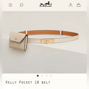 !!!! SOLD !!!!!  Hermes Kelly Pocket Belt.